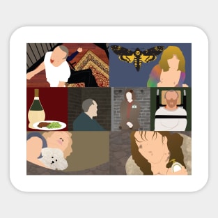 silence of the lambs Sticker